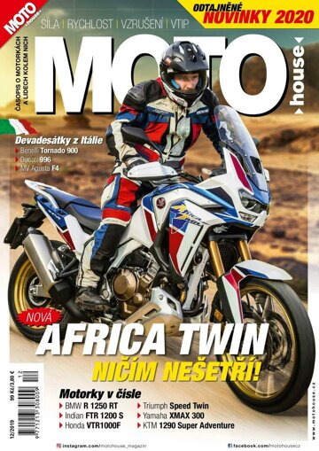 Obálka e-magazínu Motohouse 12/2019