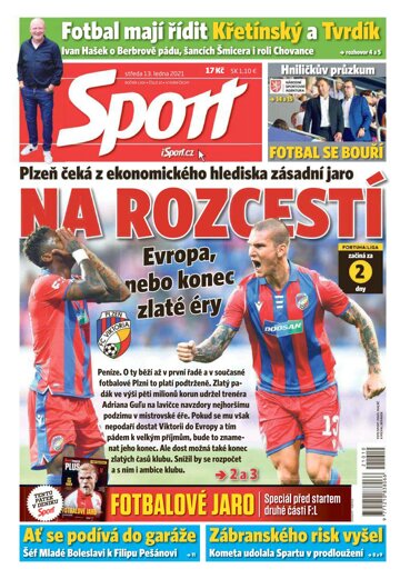 Obálka e-magazínu Sport 13.1.2021