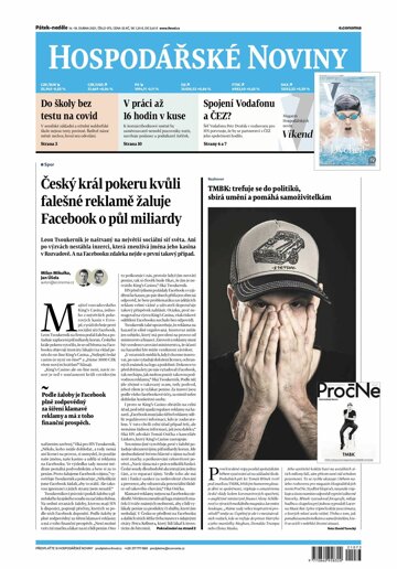 Obálka e-magazínu Hospodářské noviny 073 - 16.4.2021