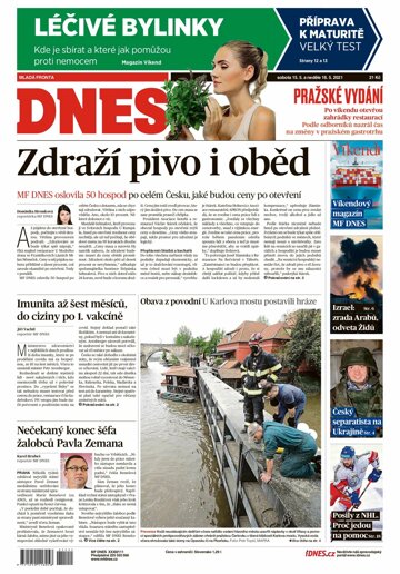 Obálka e-magazínu MF Dnes 15.5.2021