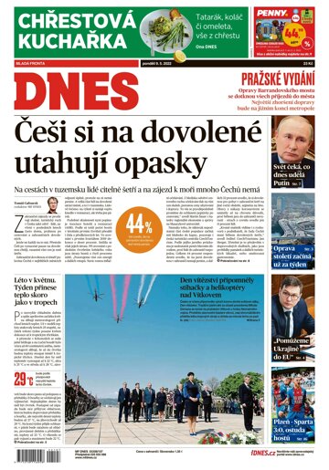 Obálka e-magazínu MF Dnes 9.5.2022