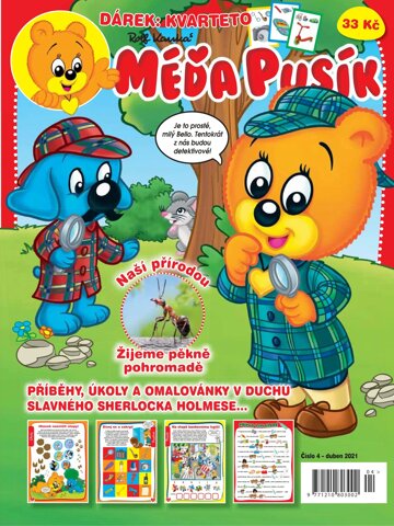 Obálka e-magazínu Méďa Pusík 4/2021