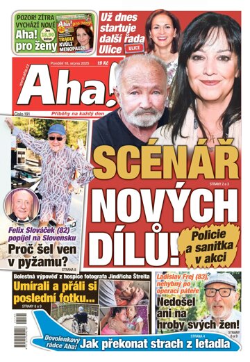 Obálka e-magazínu AHA! 18.8.2025