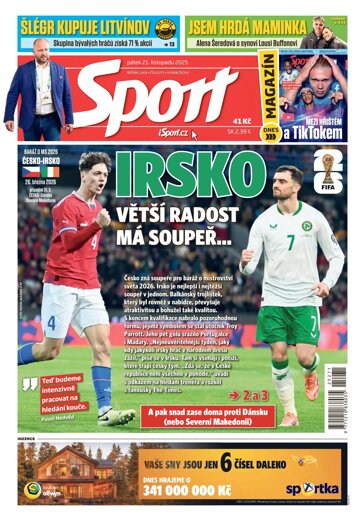 Obálka e-magazínu Sport 21.11.2025