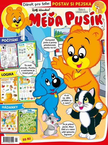 Obálka e-magazínu Méďa Pusík 1/2026