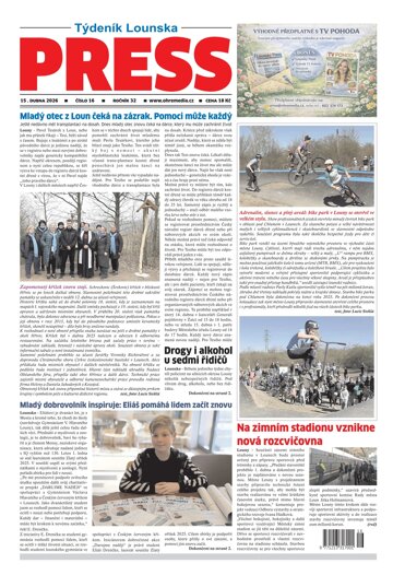 Obálka e-magazínu Lounský press 16/26