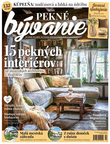 Obálka e-magazínu Pekné bývanie 10/2026