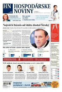 Obálka e-magazínu Hospodárske noviny 31.12.2013