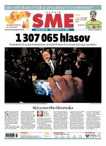 Obálka e-magazínu SME 31.3.2014