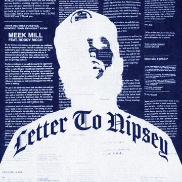 Obálka uvítací melodie Letter To Nipsey (feat. Roddy Ricch)