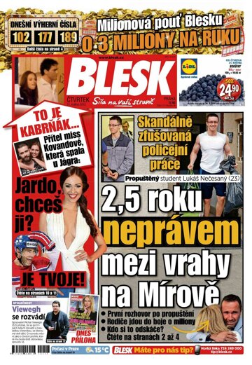 Obálka e-magazínu Blesk 21.5.2015