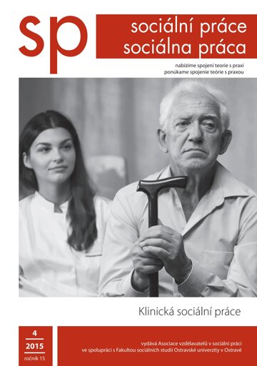Obálka e-magazínu Sociální práce 4/2015 Klinická