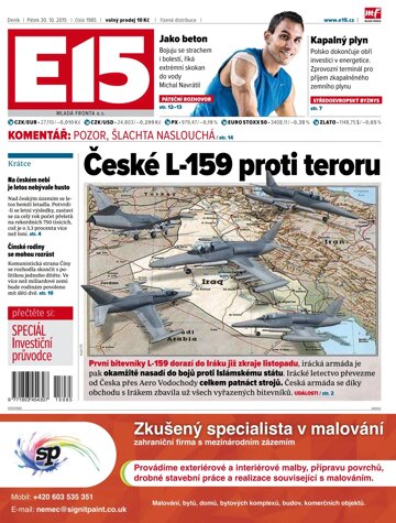 Obálka e-magazínu E15 30.10.2015