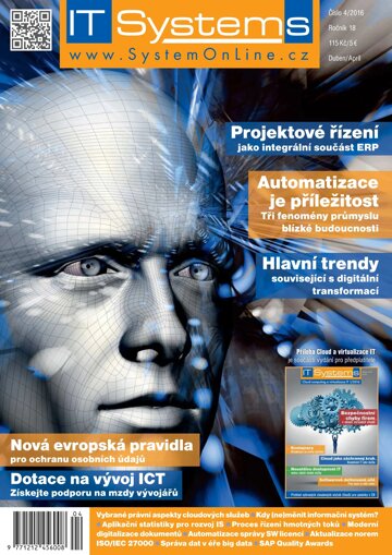 Obálka e-magazínu IT Systems 4/2016