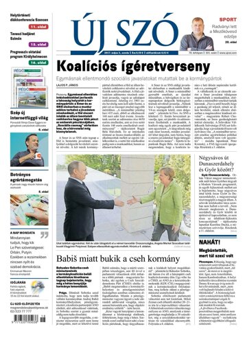 Obálka e-magazínu Új Szó 3.5.2017