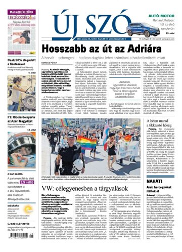 Obálka e-magazínu Új Szó 26.6.2017