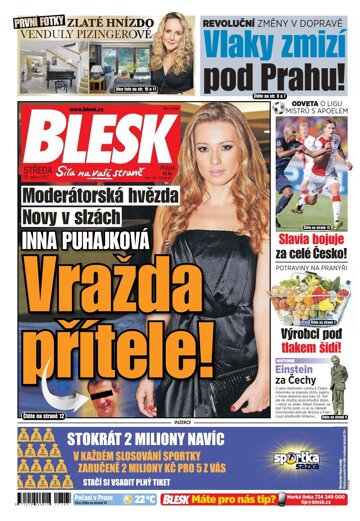 Obálka e-magazínu Blesk 23.8.2017