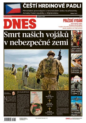 Obálka e-magazínu MF Dnes 6.8.2018