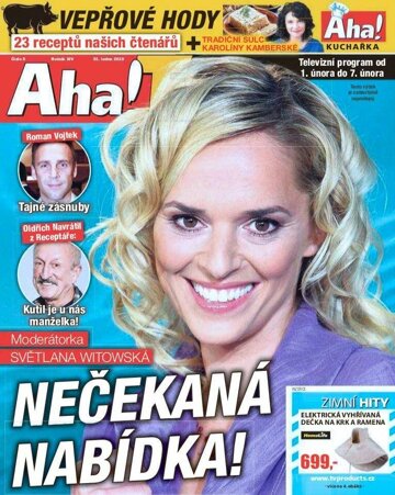 Obálka e-magazínu AHA! Tv - 31.1.2019