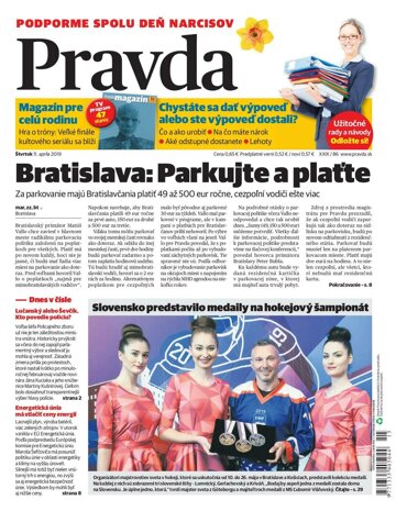 Obálka e-magazínu Pravda 11. 4. 2019