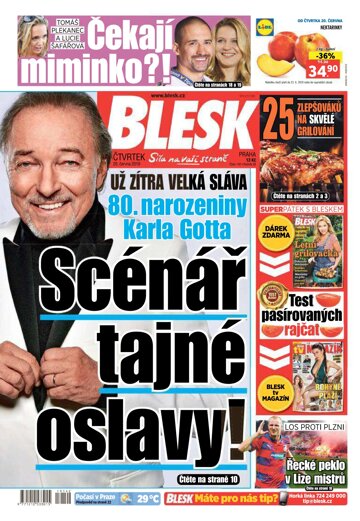 Obálka e-magazínu Blesk 20.6.2019