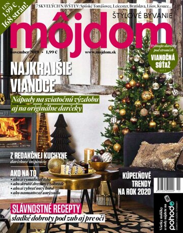 Obálka e-magazínu Môj dom 11/2019