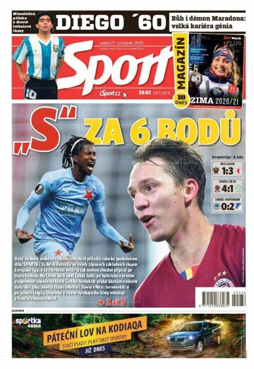 Obálka e-magazínu Sport 27.11.2020