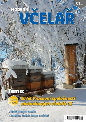Obálka e-magazínu Moderní Včelař 1/2021