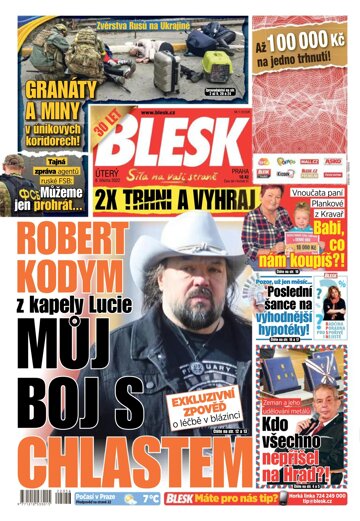 Obálka e-magazínu Blesk 8.3.2022