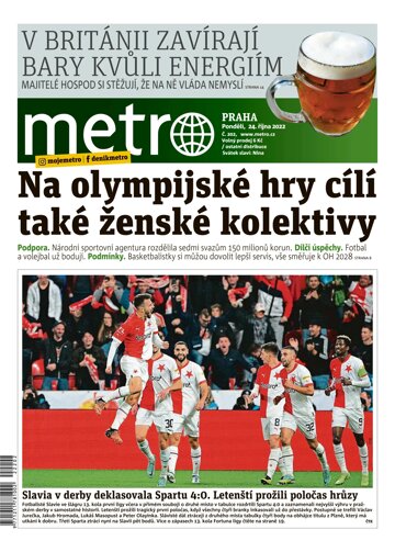 Obálka e-magazínu deník METRO 24.10.2022