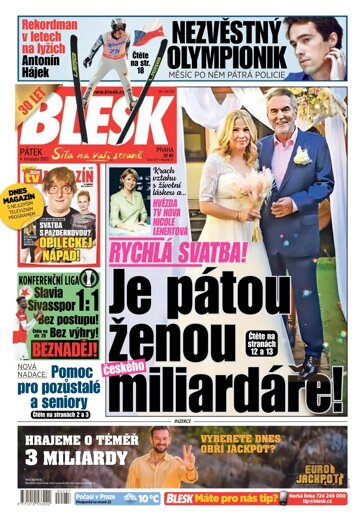 Obálka e-magazínu Blesk 4.11.2022