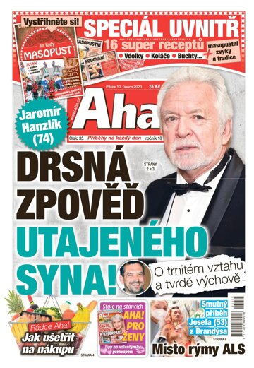 Obálka e-magazínu AHA! 10.2.2023