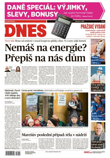 Obálka e-magazínu MF Dnes 28.2.2023