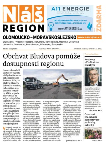 Obálka e-magazínu Náš Region - Olomoucko/Moravskoslezsko 14/2023