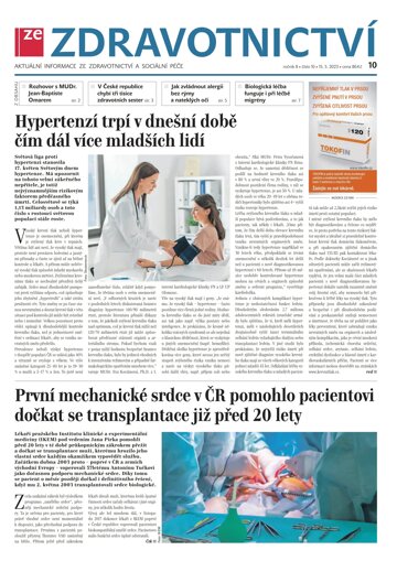 Obálka e-magazínu Ze Zdravotnictví 10/2023