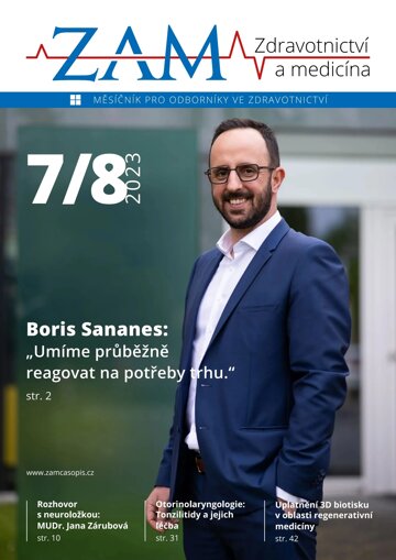 Obálka e-magazínu Zdravotnictví a medicína 7-8/2023