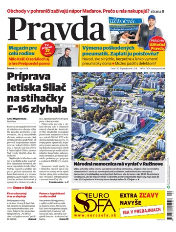 Obálka e-magazínu Pravda 30. 5. 2024