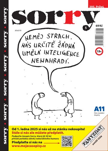Obálka e-magazínu Sorry 5/2025