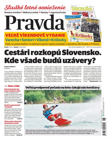 Obálka e-magazínu Pravda 27. 6. 2025