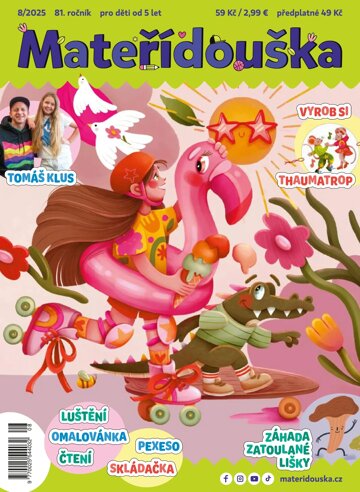 Obálka e-magazínu Mateřídouška 8/2025