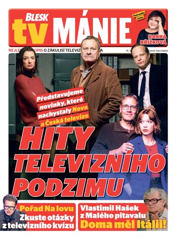 Obálka e-magazínu Blesk Tv manie 16.8.2025