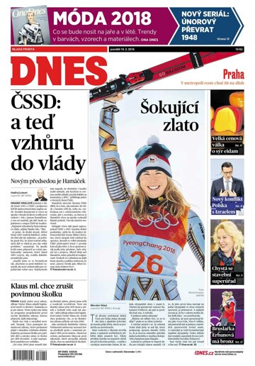 Obálka e-magazínu MF Dnes 19.2.2018