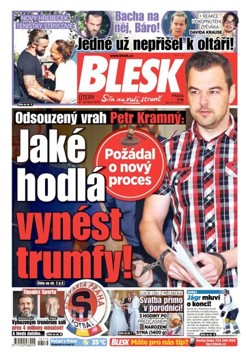 Obálka e-magazínu Blesk 31.7.2018