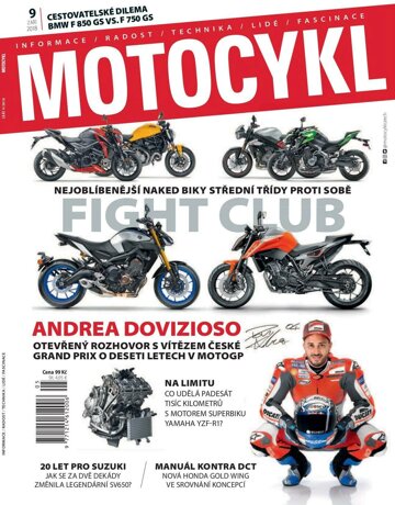 Obálka e-magazínu Motocykl 9/2018