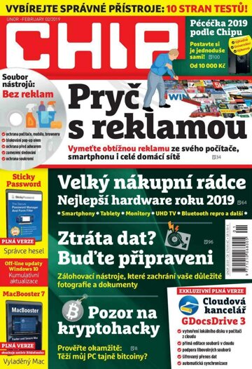 Obálka e-magazínu CHIP 2/2019