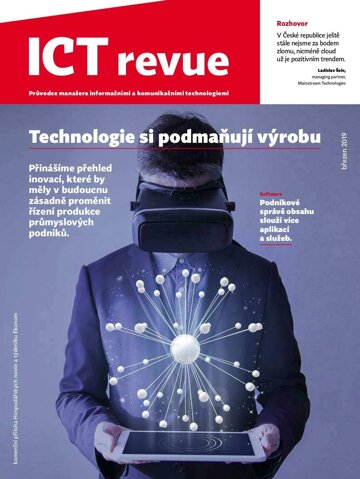 Obálka e-magazínu Ekonom 12 - 21.3.2019 příloha ICT revue