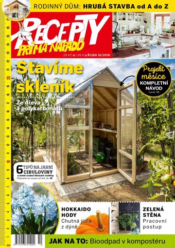 Obálka e-magazínu Recepty prima nápadů 10/2019