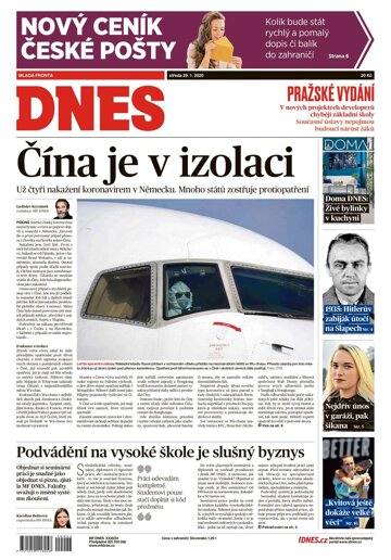 Obálka e-magazínu MF Dnes 29.1.2020