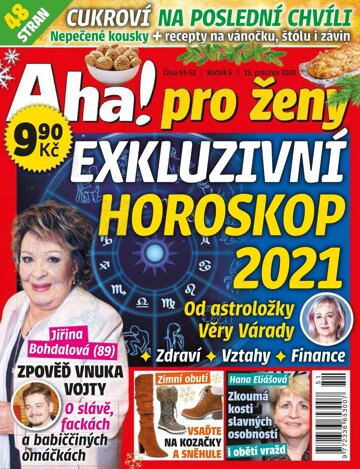 Obálka e-magazínu AHA! pro ženy 51-52/2020