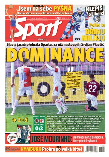 Obálka e-magazínu Sport 6.5.2021